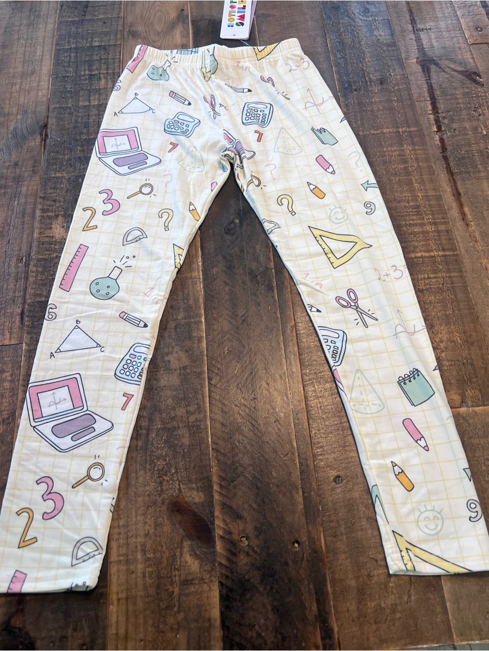 Dot Dot Smile size 7 girls back to school leggings new